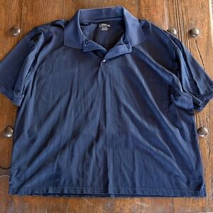 PGA Tour Men's Deep Blue Polo Shirt